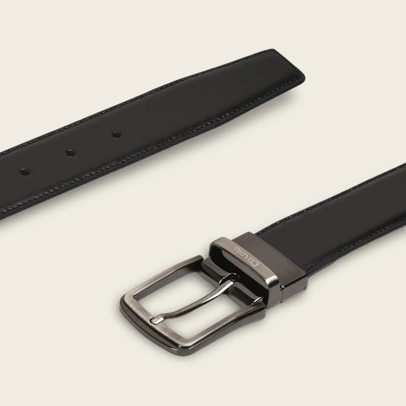 Men Cuadra Belts-Formal Reversible Leather Belt