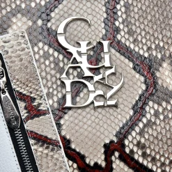 Women Cuadra Top Handle & Satchel Bags-Full Exotic White Leather Handbag