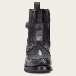 Men Cuadra Urban & Casual Boots-Genuine Black Stingray Urban Ankle Boots