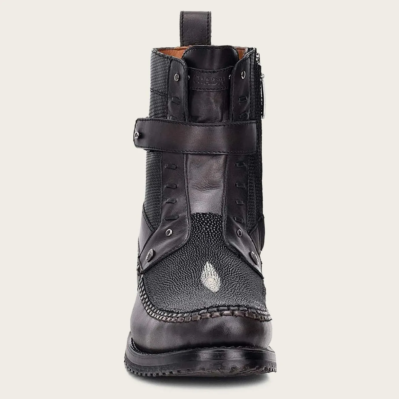 Men Cuadra Urban & Casual Boots-Genuine Black Stingray Urban Ankle Boots
