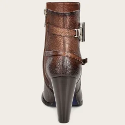 Women Cuadra Ankle Boots & Booties-Genuine Deer Honey Leather Bootie