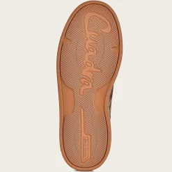 Women Cuadra Sneakers-Genuine Python Brown Leather Sneakers