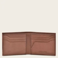 Men Cuadra Wallets-Gradient Brown Bovine Leather Wallet