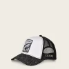 Women Cuadra Hats-Grey Snapback Cap With Shark Patch For Men