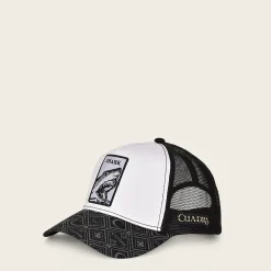 Women Cuadra Hats-Grey Snapback Cap With Shark Patch For Men