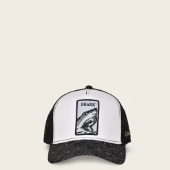 Women Cuadra Hats-Grey Snapback Cap With Shark Patch For Men