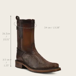 Men Cuadra Urban & Casual Boots-Handcrafted Honey Exotic Leather Boot