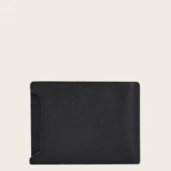 Men Cuadra Wallets-Handmade Bifold Black Leather Wallet