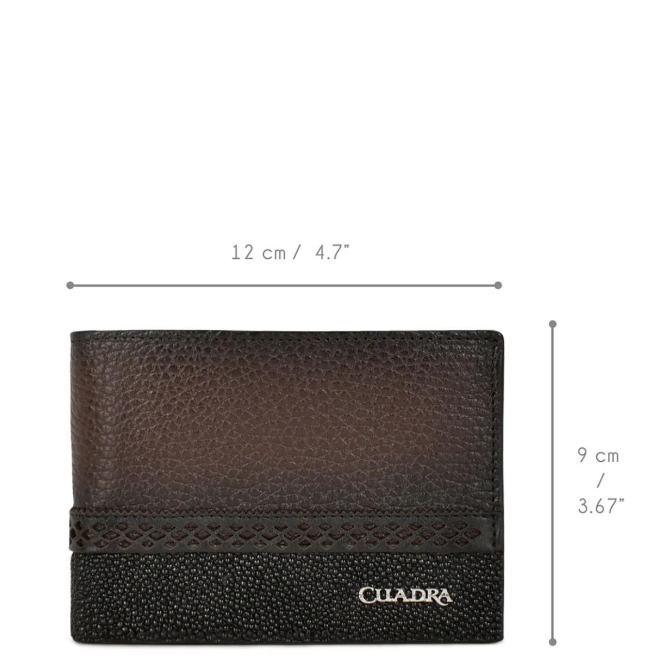 Men Cuadra Wallets-Handmade Bi-Tone Leather Wallet