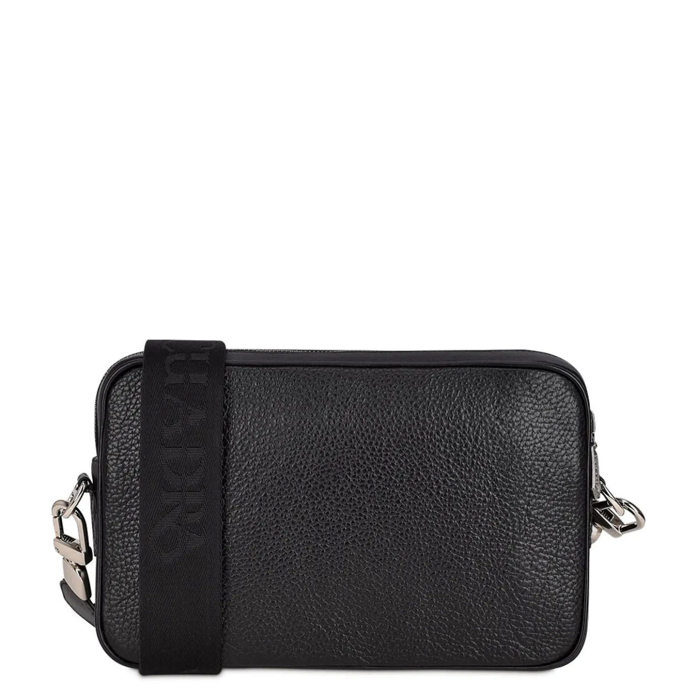 Men Cuadra Handbags-Handmade Black Exotic Leather Shoulder Bag