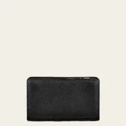 Women Cuadra Wallets-Handmade Black Sheep Leather Wallet
