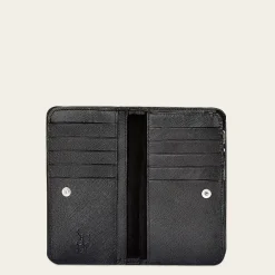 Women Cuadra Wallets-Handmade Black Sheep Leather Wallet