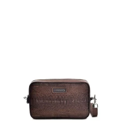 Men Cuadra Handbags-Handmade Brown Leather Document Bag
