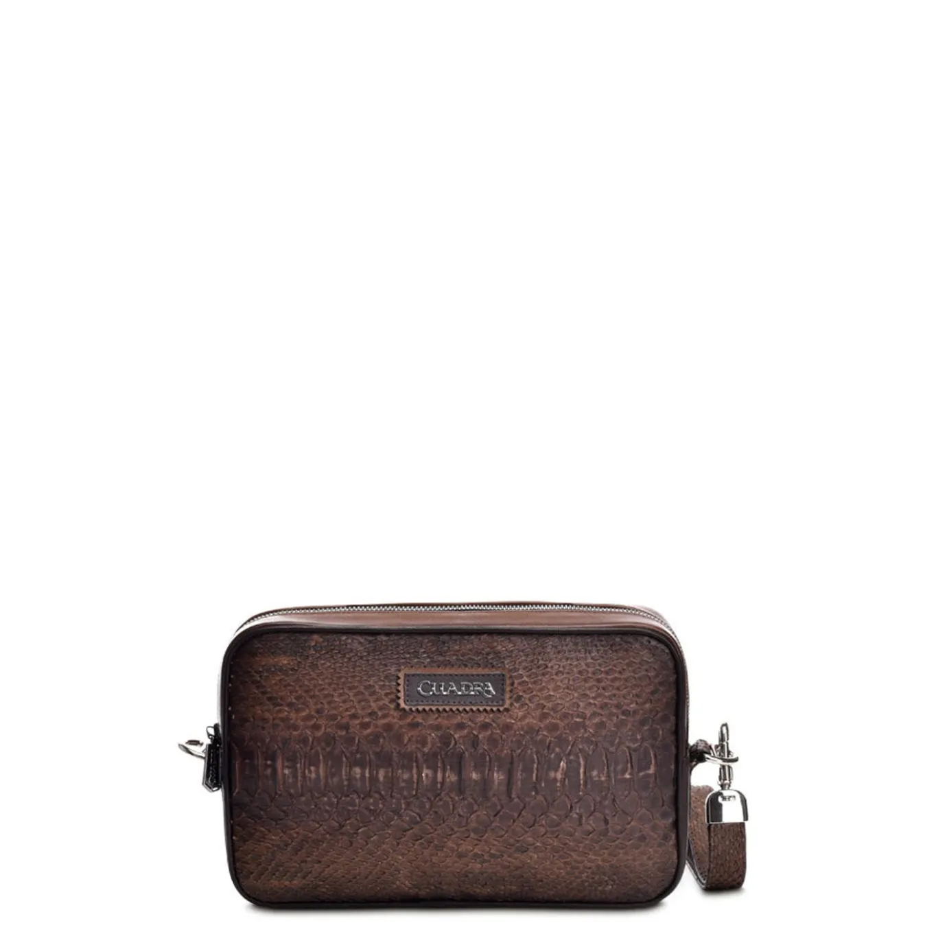 Men Cuadra Handbags-Handmade Brown Leather Document Bag