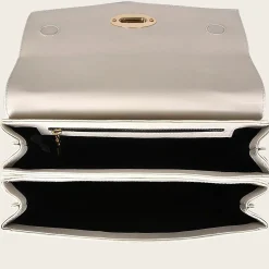 Women Cuadra Crossbody Bags-Handmade White Exotic Leather Casual Handbag