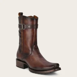 Men Cuadra Urban & Casual Boots-Hand-Painted Brown Men'S Leather Boots