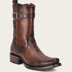 Men Cuadra Urban & Casual Boots-Hand-Painted Brown Men'S Leather Boots