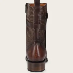Men Cuadra Urban & Casual Boots-Hand-Painted Brown Men'S Leather Boots