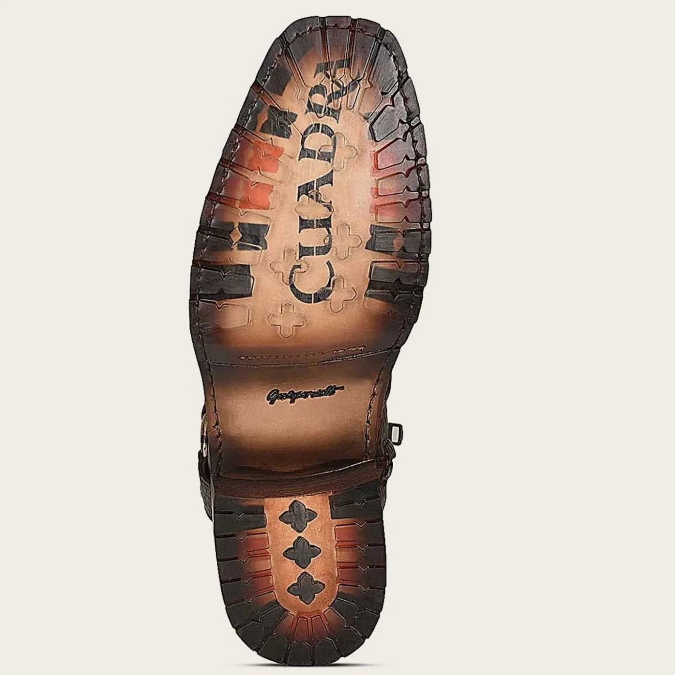 Men Cuadra Urban & Casual Boots-Hand-Painted Brown Python Leather Ankle Boots