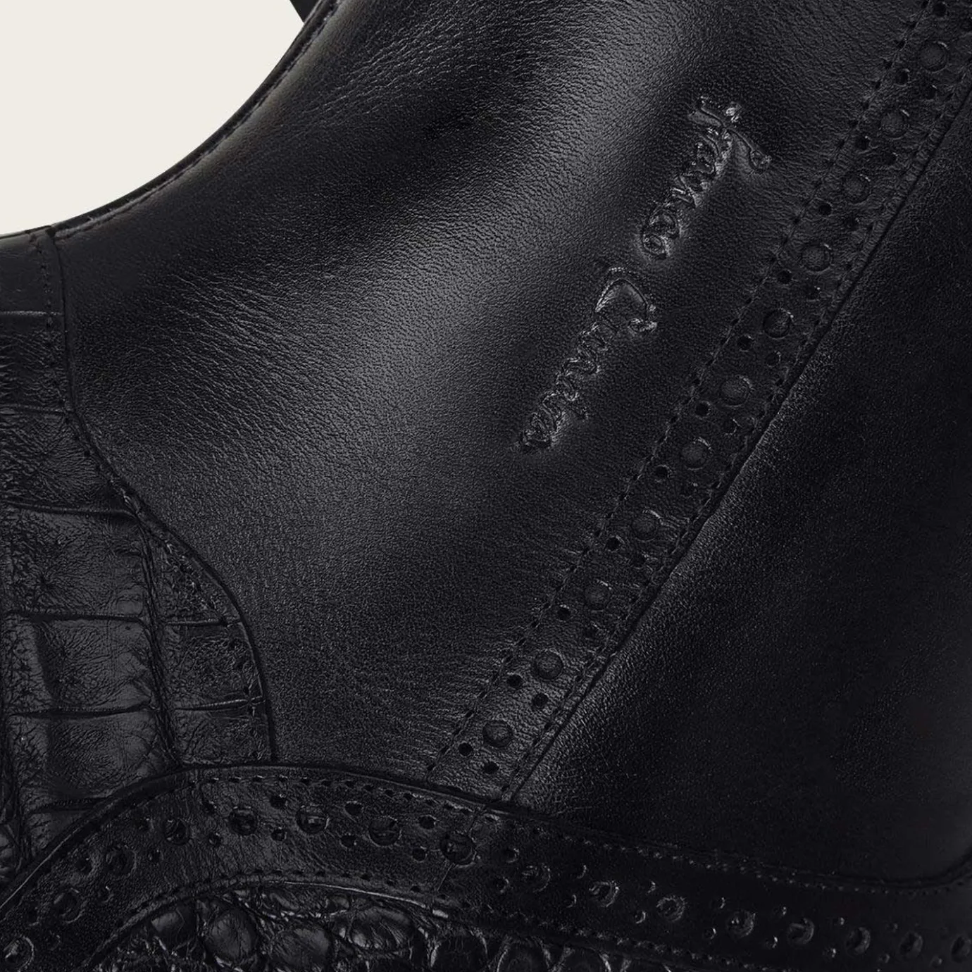 Men Cuadra Urban & Casual Boots-Hand-Painted Exotic Black Leather Boots By Franco