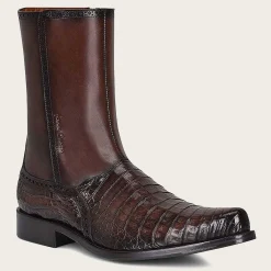 Men Cuadra Urban & Casual Boots-Hand-Painted Exotic Brown Leather Boots