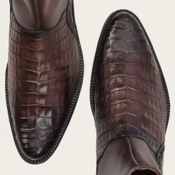 Men Cuadra Urban & Casual Boots-Hand-Painted Exotic Brown Leather Boots