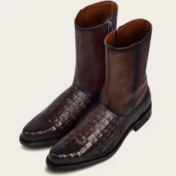 Men Cuadra Urban & Casual Boots-Hand-Painted Exotic Brown Leather Boots