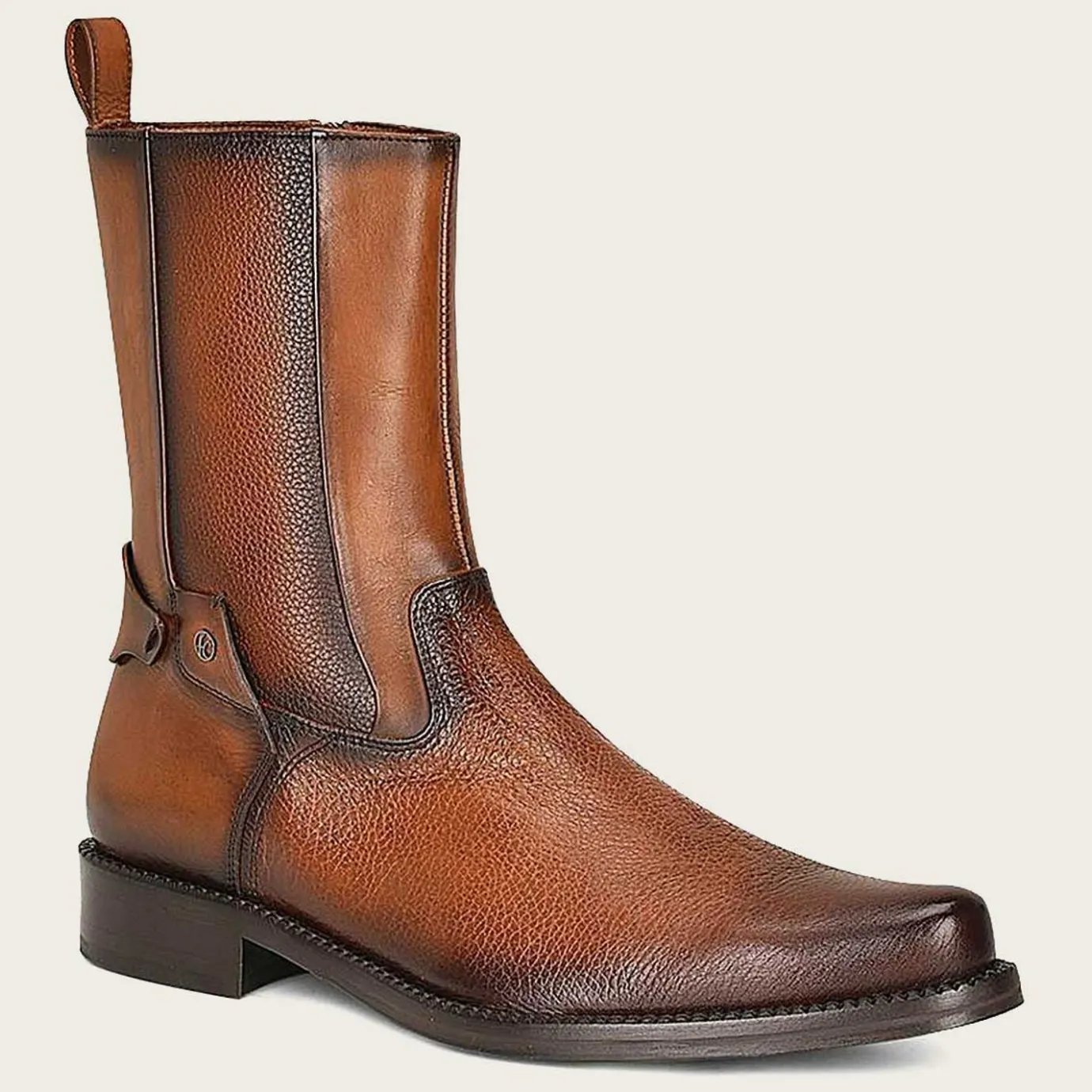 Men Cuadra Urban & Casual Boots-Hand-Painted Honey Deer Leather Boot