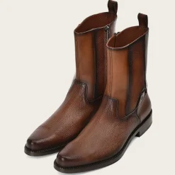 Men Cuadra Urban & Casual Boots-Hand-Painted Honey Deer Leather Boot