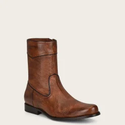 Men Cuadra Dress Boots-Hand-Painted Honey Deer Leather Boots By Franco