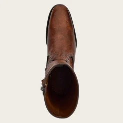 Men Cuadra Dress Boots-Hand-Painted Honey Deer Leather Boots By Franco