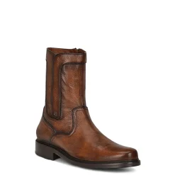Men Cuadra Dress Boots-Hand-Painted Honey Leather Dress Boot