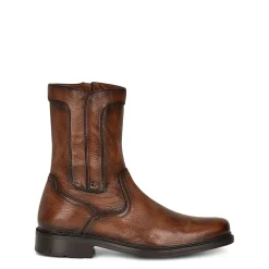 Men Cuadra Dress Boots-Hand-Painted Honey Leather Dress Boot
