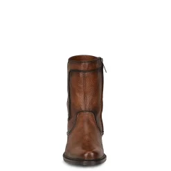 Men Cuadra Dress Boots-Hand-Painted Honey Leather Dress Boot