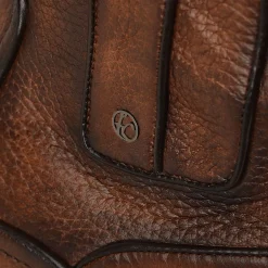 Men Cuadra Dress Boots-Hand-Painted Honey Leather Dress Boot