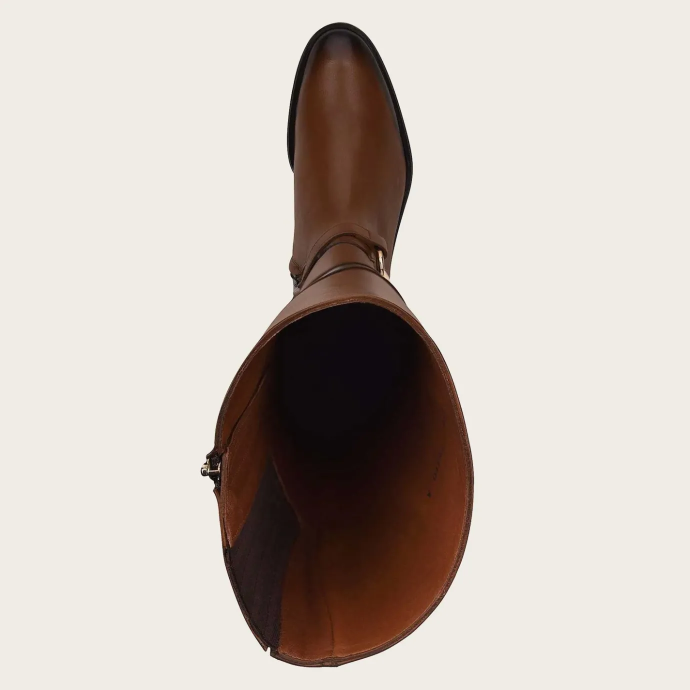 Women Cuadra Tall & Knee-High Boots-Hand-Painted Honey Leather Riding Boot With Contrasting Colors