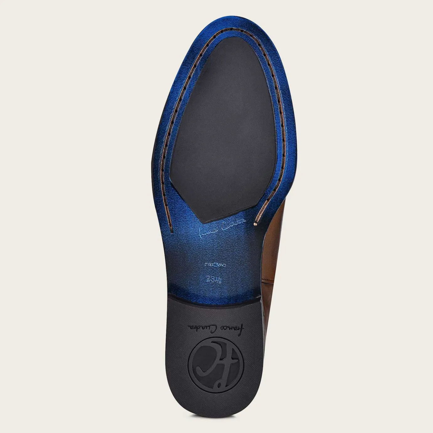 Women Cuadra Tall & Knee-High Boots-Hand-Painted Honey Leather Riding Boot With Contrasting Colors