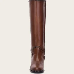 Women Cuadra Tall & Knee-High Boots-Hand-Painted Honey Leather Riding Boot