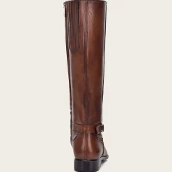 Women Cuadra Tall & Knee-High Boots-Hand-Painted Honey Leather Riding Boot