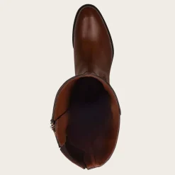 Women Cuadra Tall & Knee-High Boots-Hand-Painted Honey Leather Riding Boot