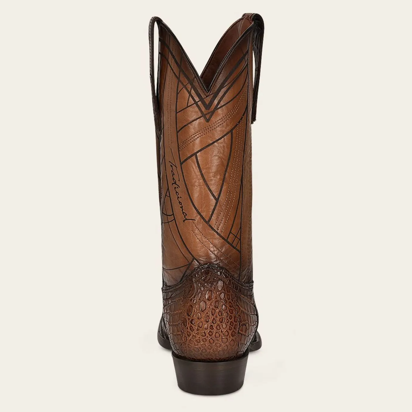 Men Cuadra Western Boots-Hand-Painted Traditional Exotic Leather Men Boots
