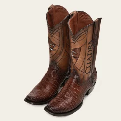Men Cuadra Western Boots-Hand-Painted Traditional Exotic Leather Men Boots