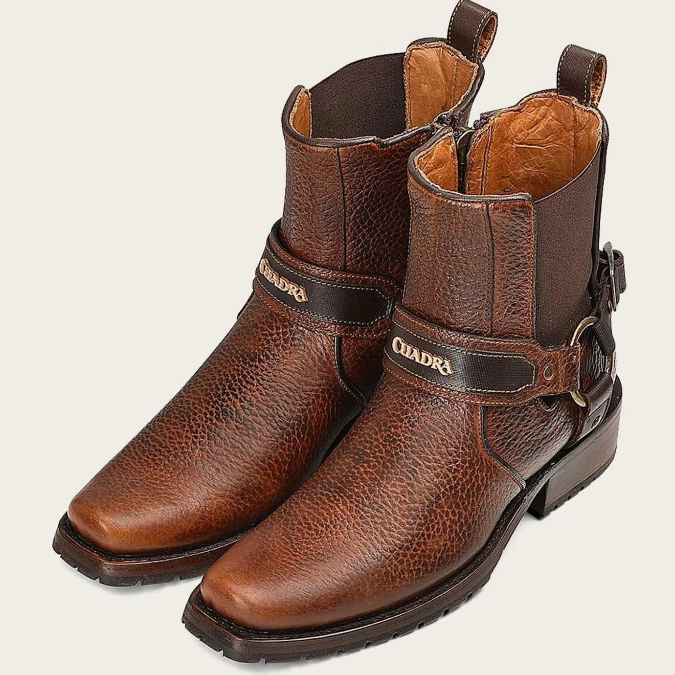 Men Cuadra Urban & Casual Boots-Hand-Painted Urban Honey Leather Boots