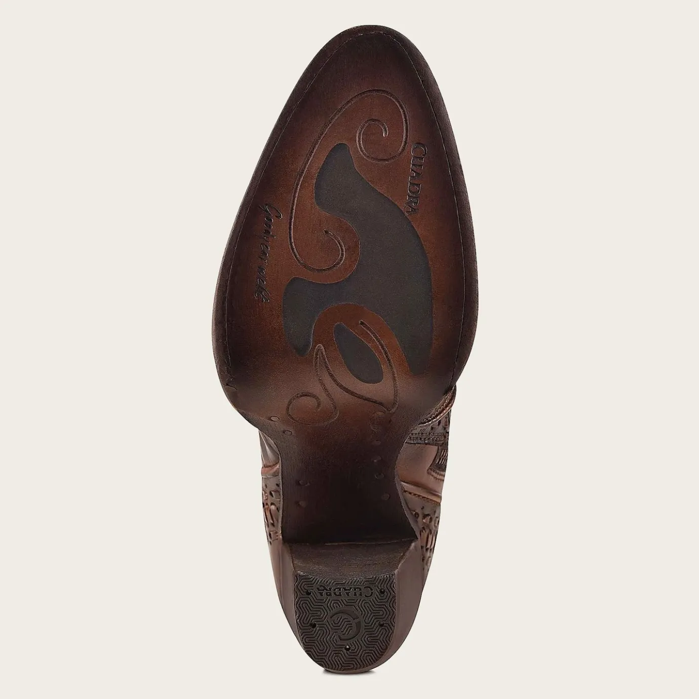 Women Cuadra Tall & Knee-High Boots-Handwoven Brown Leather Boot