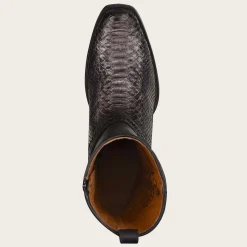 Men Cuadra Urban & Casual Boots-Handwoven Grey Python Leather Boots For Men