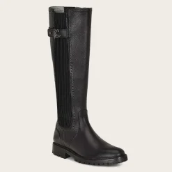 Women Cuadra Tall & Knee-High Boots-High Boot Black Bovine Leather Boot