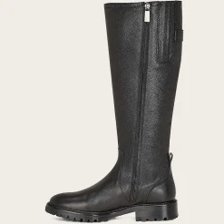 Women Cuadra Tall & Knee-High Boots-High Boot Black Bovine Leather Boot