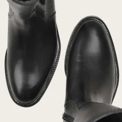 Women Cuadra Tall & Knee-High Boots-High Boot Black Bovine Leather Boot