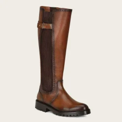 Women Cuadra Tall & Knee-High Boots-High Boot Honey Bovine Leather Boot