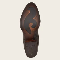 Women Cuadra Tall & Knee-High Boots-High Brown Boot With Different Textures